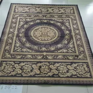 Customized Polyester Cushioned Anti Slip Prayer Mat with HD Printed Persian Floral Design