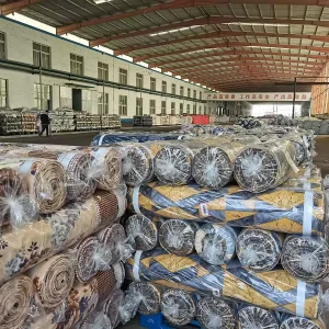 Customized Polyester Microfiber Plain Twill Disperse Fabric Peach Skin Printing Home Textile Floral