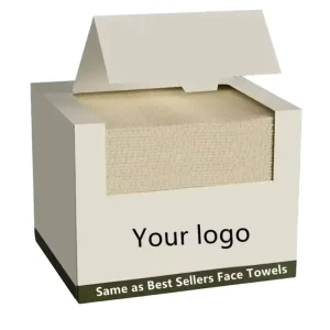 Customized Print Premium Car Use Square Box 100% Cotton or Bamboo Pulp Facial Tissue Paper