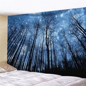 Customized Refined Vibrant Bright Multi Color Art Deco Vintage Abstract Compass Series 3D Digital Printing Wall Hanging Tapestry