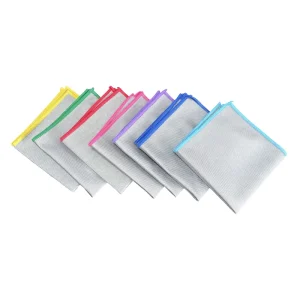Customized Reusable Microfiber Glass Cleaning Towel for Kitchen Task