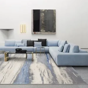 Customized Rugs and Carpet Padding Large Rugs for Living Room Abstract Modern Area White Rug Entrance Mat