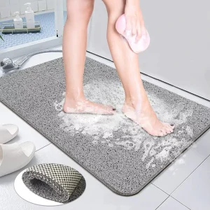 Customized Shape Thickened Absorbent Anti slip Safety Bathtub Shower Mat Comfy Non Slip Bathmat