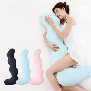 Customized Side Sleeping Pillow Leg Pillow Cool Fabric Cover J Shaped Maternity Pregnant Body Pillow