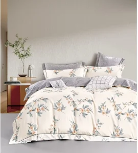 Customized Size Cotton Printed Bedding Set New Designs Comforter Cover and Sheet with Pillow Case