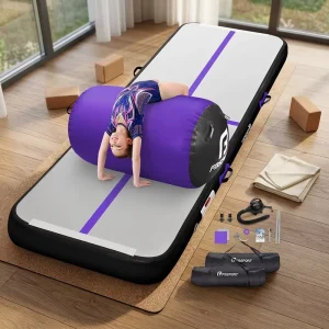 Customized Size Factory Inflatable Air Track Tumbling Mat Gymnastic Air Tracks Roller Set