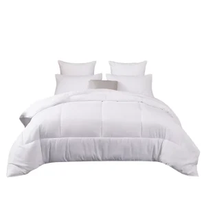 Customized Size Luxury Hotel King Comforter Set 100% Cotton Fabric Duvets