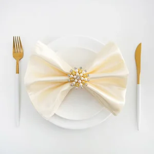 Customized Size Napkin Linen Cotton Cloth Napkins for Wedding Restaurant Events