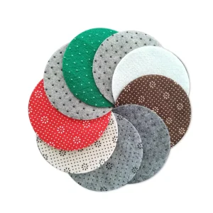 Customized Size Point Plastic Felt Non slip Non Woven Rug Pad Antiskid Carpet Backing Cloth Fabric