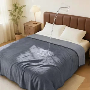 Customized Soft Polar Fleece Blankets Reversible Leakproof 100% Waterproof Blanket for Adults