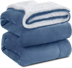 Customized Soft Queen Size Winter Thick Bed Sherpa Fleece Throw Blanket