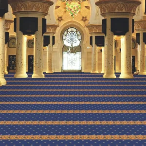 Customized Soft Wool Axminster Prayer Turkey Carpet Jacquard Machine Made for Mosque Wall or Travel Islam Muslim Wall Carpet