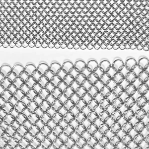 Customized Stainless Steel 316L Chainmail Curtain Chinese Factory Chain Mail Fabric Curtains Metal Mesh Chain Curtains