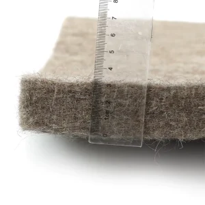 Customized Thickness 5mm-25mm Industrial Needle Soft 100% Wool Roll Felt for Anticollision Wool Ball for Dryer