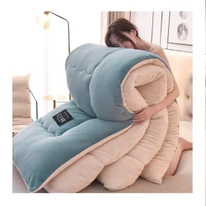 Customized Ultra soft Flannel Fleece Winter Warm Comforter Thickened Quilt Bedding Set Comforter