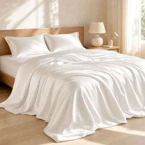 Customized Western Personalized 100% Mulberry Silk Soft Eco-friendly Comforter Bed Sheets Bedding Set by Manufacturers