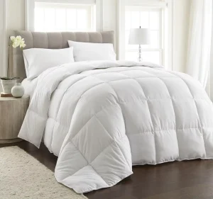 Customized White Microfiber Winter Summer Comforter Bedding Duvet Quilt Blanket for Home Hotel