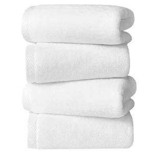 Customized White Pure Cotton Hotel Towels White Tissues for Hotels