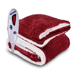 Customized Winter Knitted Electric Blanket Single Temperature Adjustable Soft Electric Blanket for Sofa and Leg Warming