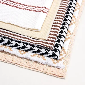 Customized Woven Jacquard Fabric Polyester Color Woven Knitted Fabric Polyester Cotton Blanket
