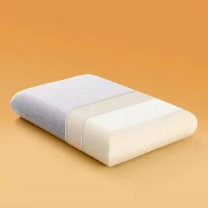 Cut Memory Foam Pillow for Stomach Back and Side Sleeper Cooling Bed Pillow Grey
