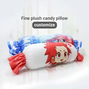 Cute Candy Shape Pillows Handmade Cozy Photo Throw Pillow Anime Design Lovely Home Decor Sofa Bed Cushion