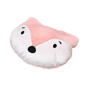 Cute Cartoon Fox Fluffy Plush Throw Pillow Ultra Soft Skin Friendly Detachable Washable Decor Sofa Cushion Cover