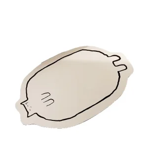 Cute Cat Bathroom Floor Mat Non Slip Diatom Mud Bath Mat Toilet Shower Highly Absorbent Waterproof Quick Drying Modern
