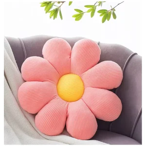 Cute Flower-Shaped Throw Pillow Cushion Seating Flower Plush Throw Pillow for Home Decor Seating Cushions