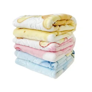 Cute Personalised Baby Blanket Fleece 3D Warm Raschel Baby Blanket for Newborns