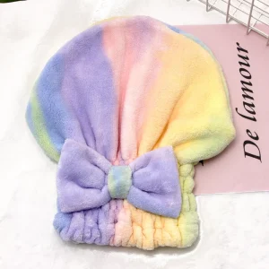 Cute Strong Absorbent Fast Drying Shower Wrap Micro Fiber Microfibre Hair Towel
