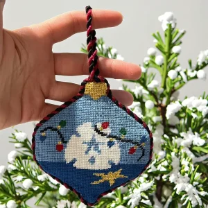DIY 3D Art Craft Kit Handmade 3D Needlepoint Pendant Design for Children ‘s Gift for Christmas