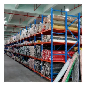 DJ Industrial Steel Racking Heavy Duty Steel Pallet Shelf for Textile Industry Warehouse Fabric Roll Storage
