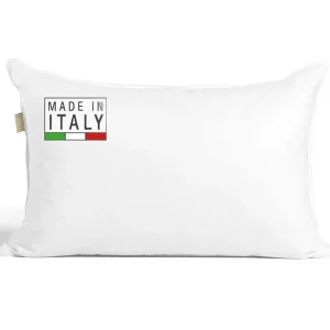 DREAMIN’101 Hypoallergenic Bed Pillow with Feather Duvet Padding Soft Breathable Cotton Made in China 50x80cm High 15cm