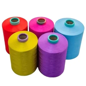 DTY 150D 48F YARN Semi Dull Nim Sim HIM Polyester Yarn Dope Dyed Color Polyester Filament Yarn