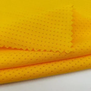 DTY Mesh 100% Polyester Warp Knitted Fabric Memory Feature 160cm Width Medium Weight Oeko Tex Certified for Sportswear Apparel