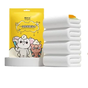 Daily Disposable Eco-Friendly Soft VISCOSE White Bath Towel Set 70x140cm Thickened Hair Drying Skin-Friendly Absorbent