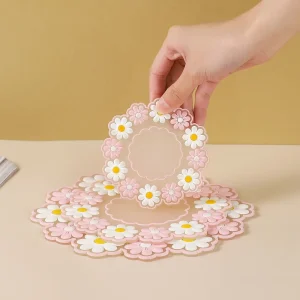 Daisy Silicone Table Mat High Temperature Bowl Coaster Creative Home Dining Mat Place Mat Kitchen Accessories