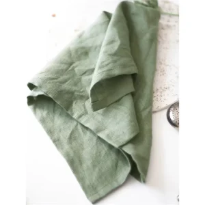 Dark Gary Absorbent Printed Fabric Table Napkins Reusable Cloth Serviettes for Home Dining