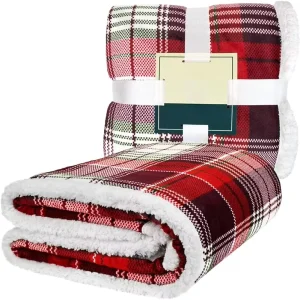 Dark Gray Couch Blanket Throw Reversible Sherpa Chevron Soft Cozy Jacquard Weave Textured Blanket Sofa Bed