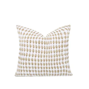 Decor Decorative White Splicing Throw Pillow Sofa Summer Garden Outdoor Pillow Cover Cushion Customizable Size 45*45cm