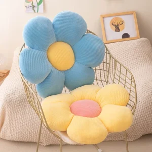 Decorative Chamomile Flower Pillows Seat Home Decor Geometric Throw Pillow Pillowcase Cushion Covers Flower Cushion