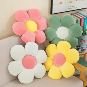 Decorative Chamomile Flower Pillows Seat Home Decor Geometric Throw Pillow Pillowcase Cushion Covers Flower Cushion