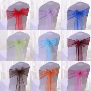 Decorative Creative Chair Back Flower Chair Sash Used by Wedding Banquet Exhibition Restaurant