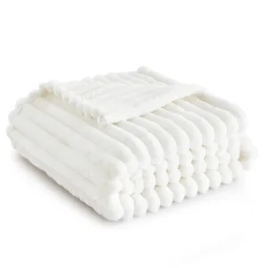 Decorative Durable Washable Supplier Fur New Products Super Warm Soft Premium Bedding Set Thick Throw Mink Fleece Blanket