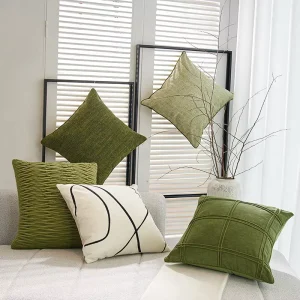 Decorative Personalized Custom Throw Pillow Covers Velvet Pillow Cover