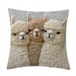 Decorative Pillow Luxury Throw Pillow Cushion with 3D Printed Embroidery Pattern