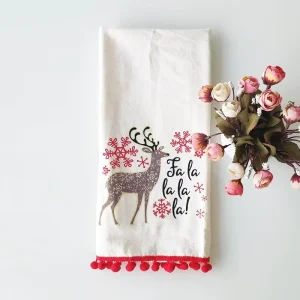 Decorative Printed Kitchen Tea Towels Soft & Quick Drying Dish Cloths