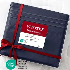 Deep Pocket Bed Sheet Queen Size 4PC Cooling Soft Sheets Soft Queen Fitted Sheet Pillowcase Sets Breathable Hotel Luxury