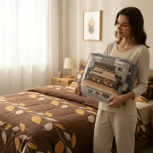 Deep Pocket Fitted Design 100% Microfiber Ready to Ship 6 Piece Bedsheet Set for Home Bedroom